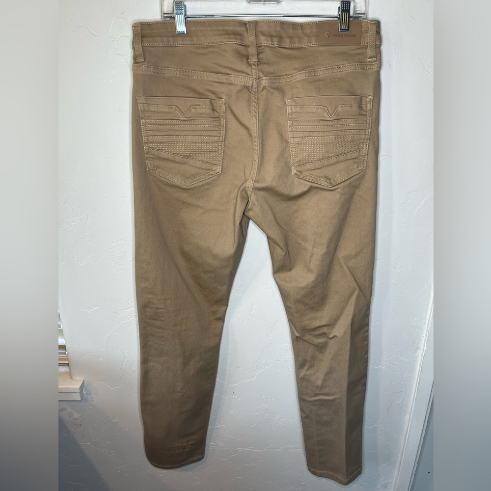 Fried Denim Men's Tan Khaki Pants 36x32 - Picture 5 of 10